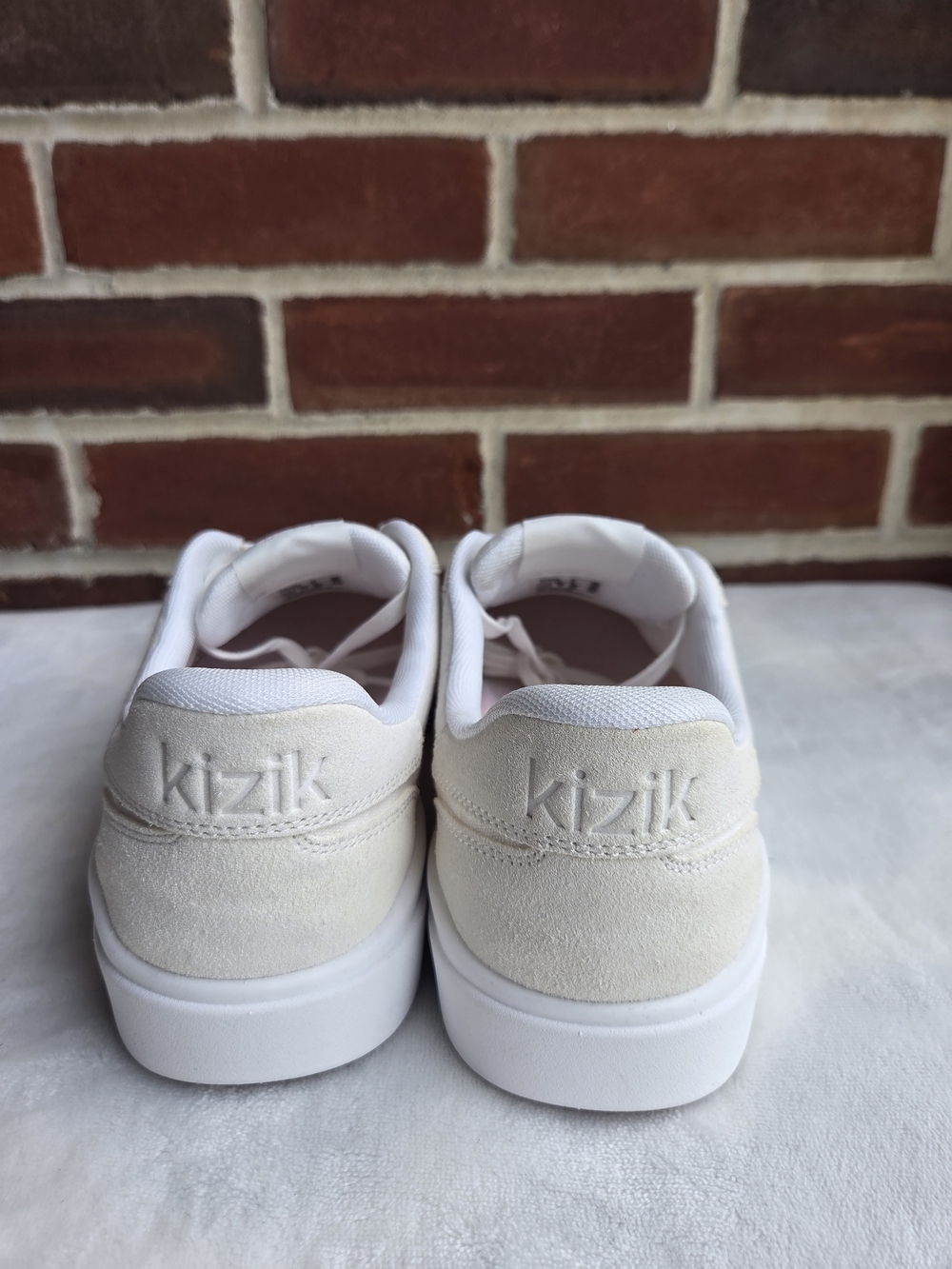 Kizik Prague 2 Men’s Size 7 White Hands Free Casual Sneakers Shoes - Picture 9 of 11